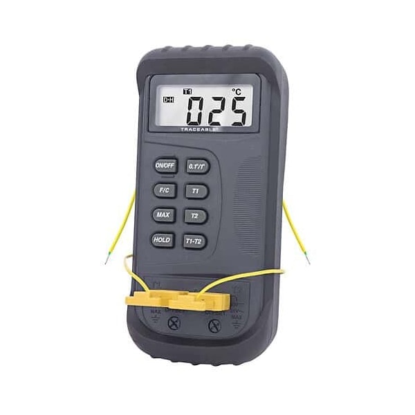 Traceable Two-Channel Thermocouple Therm